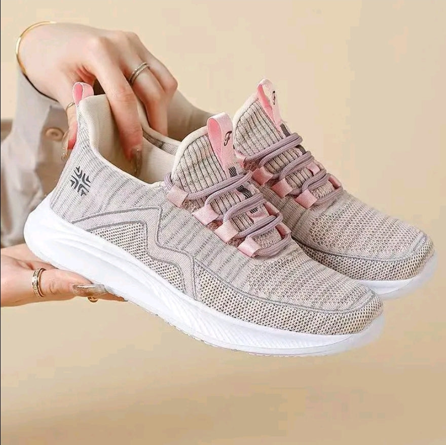 Calzado deportivo casual para mujer, nuevo calzado deportivo casual, ligero y cómodo, antideslizante resistente al desgaste, transpirable y fácil de correr.