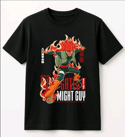 Plavera anime Naruto gym Might Guy unisex manga corta (Rabbit Man)