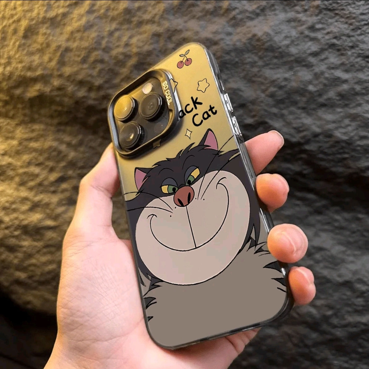Nueva Funda Para TeléFono MóVil De Gato Lucifer Lindo Adecuado Para lPhone 17 16, 15, 14, 13, 12, 11 Pro Max, X, XR, XS Max, 8 Y 7 Plus, Con Un Dorso Mate Y Anti-CaíDa. Cubierta Trasera Antideslizante Y Esmerilada