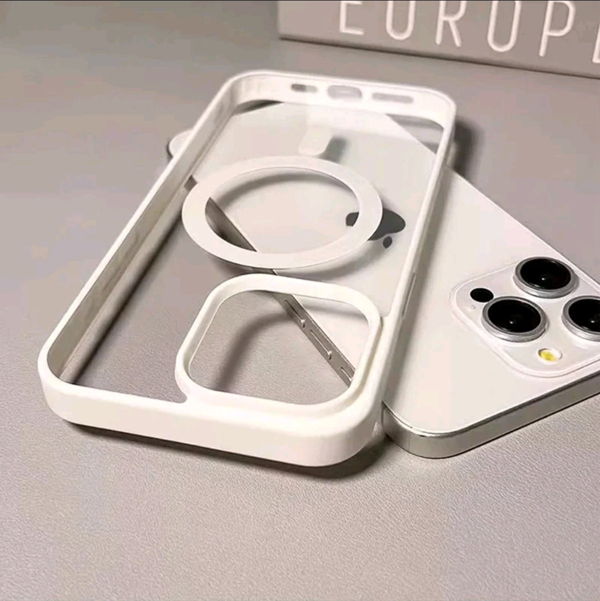 Funda de teléfono de carga inalámbrica Candy Magsafe de lujo para iPhone 17 16 15 14 13 12 11 Pro Max 16 Plus 16€ 17 Air Cubierta magnética del parachoques