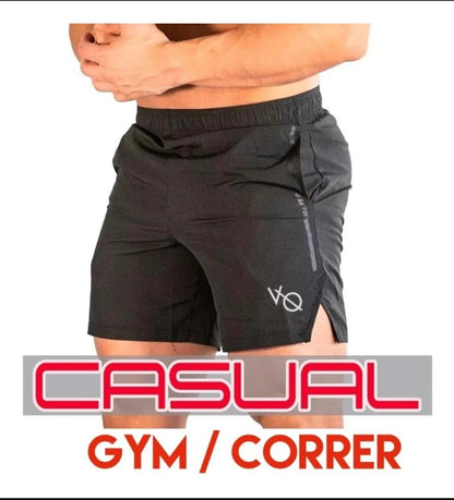 Short Slim Fit Deportiv。 Casual Elástico Vanquish v Q Line G