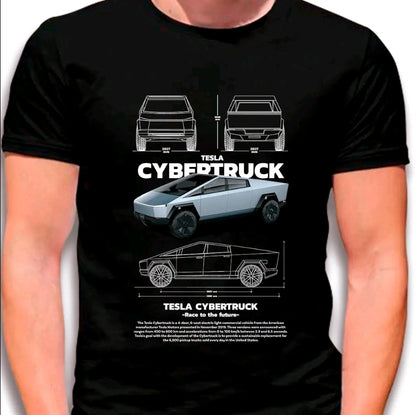 Camiseta con estampado de AUTOS-VELOCIDAD-V4 Diseño estilo street-casual-camiseta negra- 100% Algodón