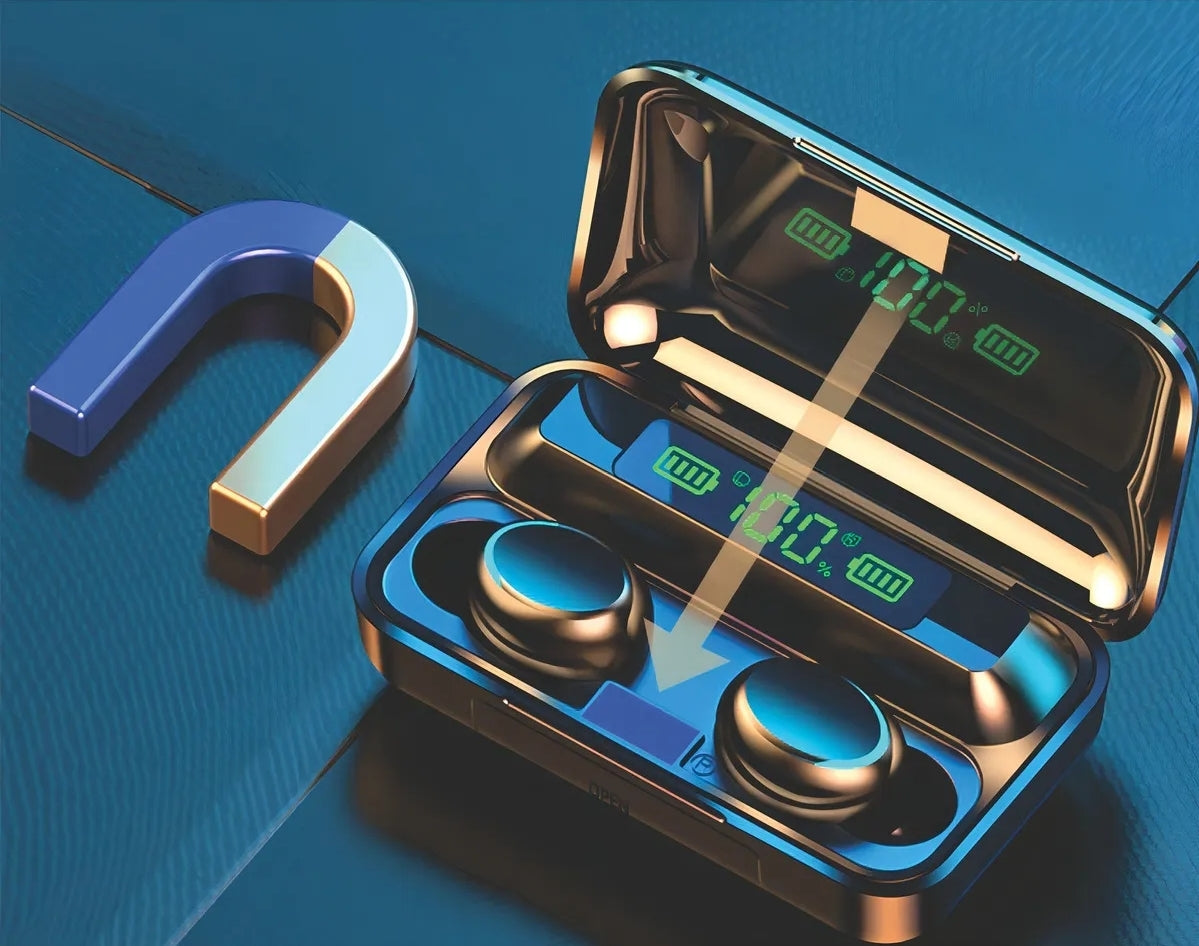 Keluona Audifonos In-ear Inalambricos G> Bluetooth Tactil Cancelacion De Ruido Con Luz Led