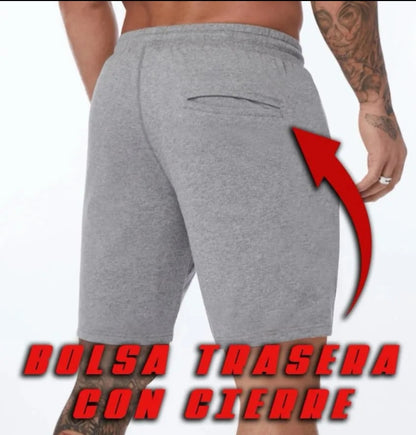 Short Deportivo Casual Cómodo Bordado Vanquish V Q 501 Am7