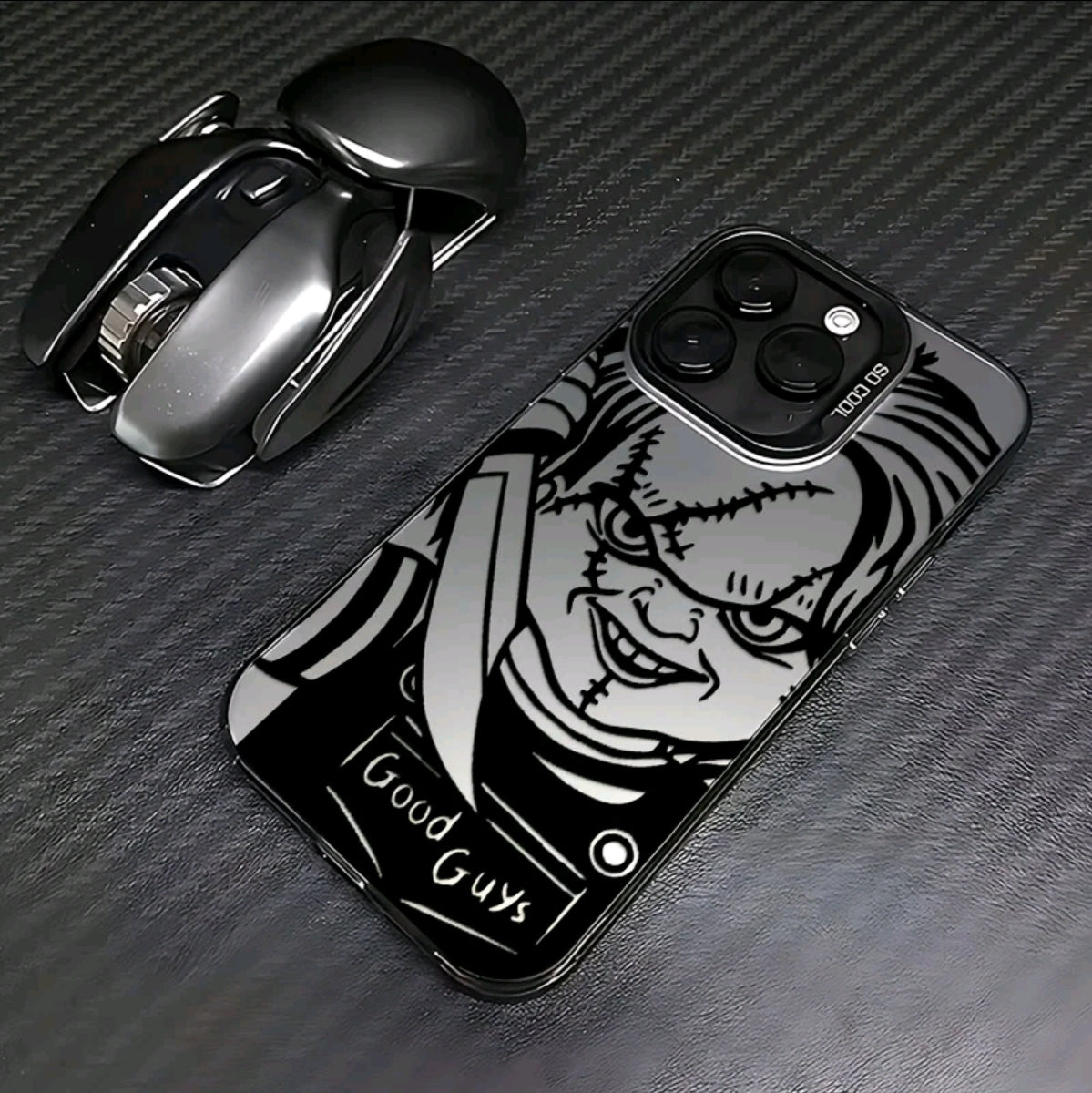Estuche de teléfono divertido C-Chucky Good Guys compatible con for iphone 17 ARI 17 PRO MAX I7 PLUS/16, E 14, 13, 12, 1 Pro Max, X, XR, XS Max, 8V13 8 Plus, con un dorso mate resistente a los golpes.