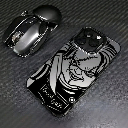 Estuche de teléfono divertido C-Chucky Good Guys compatible con for iphone 17 ARI 17 PRO MAX I7 PLUS/16, E 14, 13, 12, 1 Pro Max, X, XR, XS Max, 8V13 8 Plus, con un dorso mate resistente a los golpes.