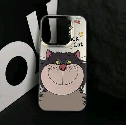 Nueva Funda Para TeléFono MóVil De Gato Lucifer Lindo Adecuado Para lPhone 17 16, 15, 14, 13, 12, 11 Pro Max, X, XR, XS Max, 8 Y 7 Plus, Con Un Dorso Mate Y Anti-CaíDa. Cubierta Trasera Antideslizante Y Esmerilada