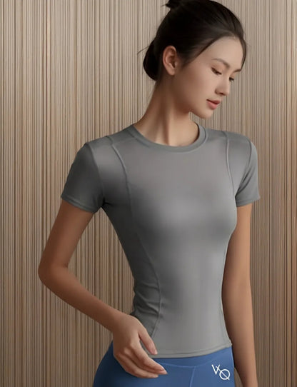 Playera Licra Deportiva Gym Blusa Mujer Vanquish Dx40 Am7