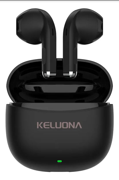 Audifonos In-ear lnalámbricos Keluona Kt10 Bluetooth V5.4 Color Negro