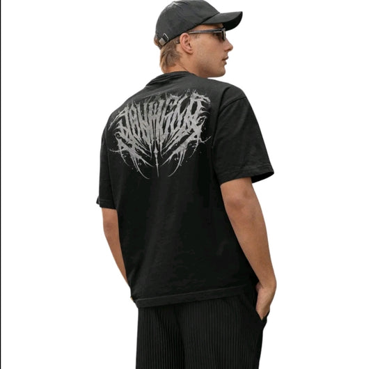 Playera Unisex Oversize Gym Youngla Letras Raras By LL