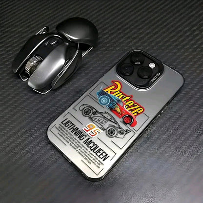 Fundas para Teléfono Creativas de Cars Lightning McQueen 95, Compatible con iphone 16 15 C 14 13 12 11 Pro Max X XR XS Max 8 7 Plus, Anticaida y Mate