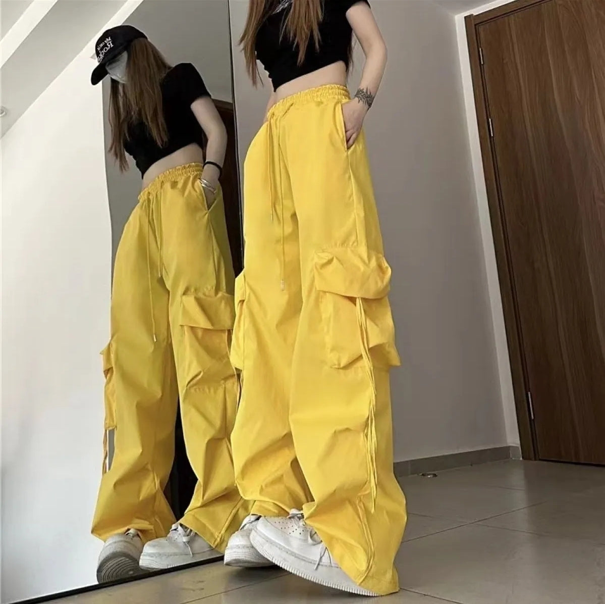 (🌍 PRODUCTO INTERNACIONAL) Pantalón Americano Recto Cintura Alta Casual Slim
