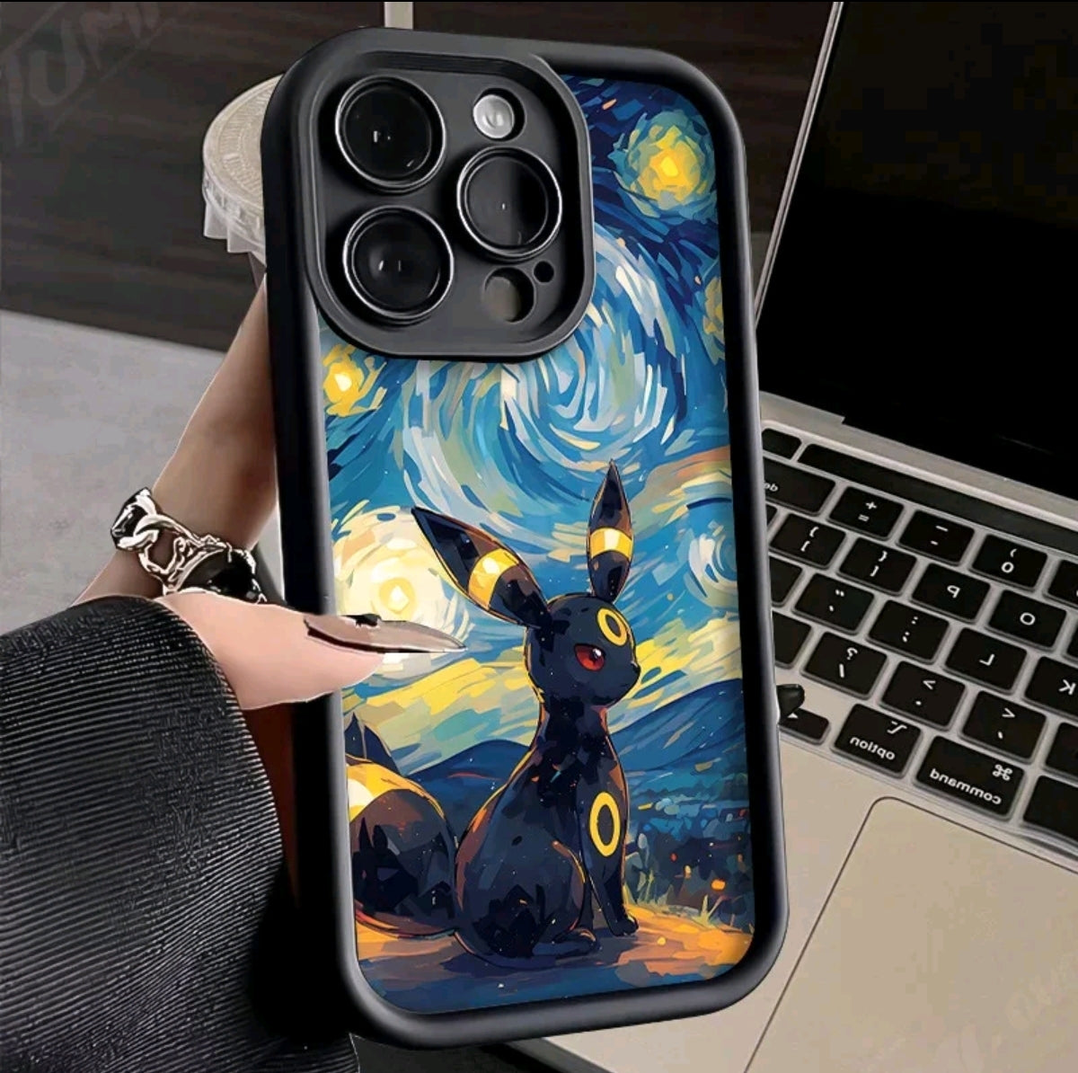 Funda de Pokémon con pintura al 6leo para iPhone, carcasa protectora de silicona suave a prueba de golpes para modelos iphone 16 14, 15 Pro Max, 13, 12,1X XS, XR, 7, 8 PIuS, SE 2020