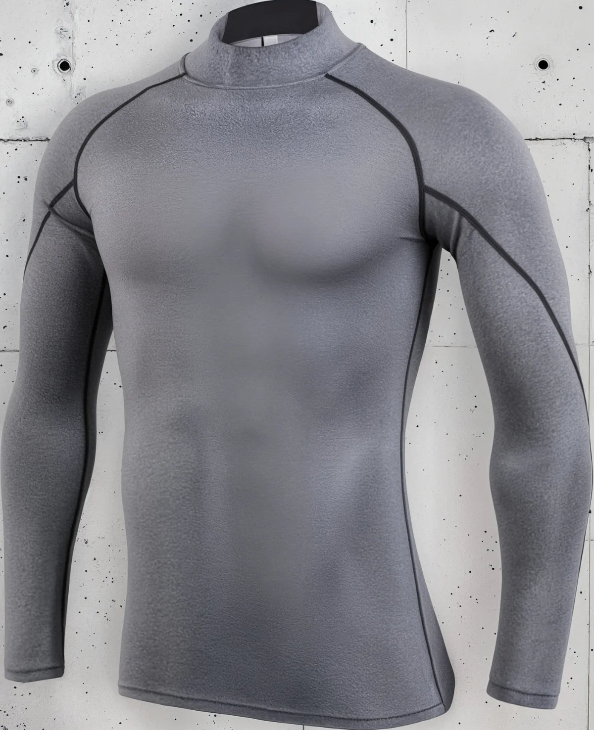 Playera Licra Deportiva Compresión Cuello Alto Sigetu 929 C