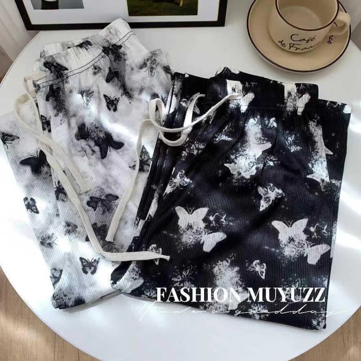 (🌍 PRODUCTO INTERNACIONAL) Pantalones Casuales, Pantalones De Chándal Drapeados, Fácile