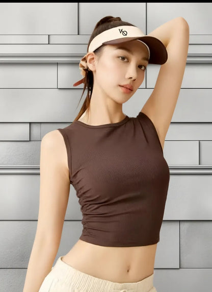 Playera Crop Top Deportivo Casual Blusa Sexy Vanquish W96am7