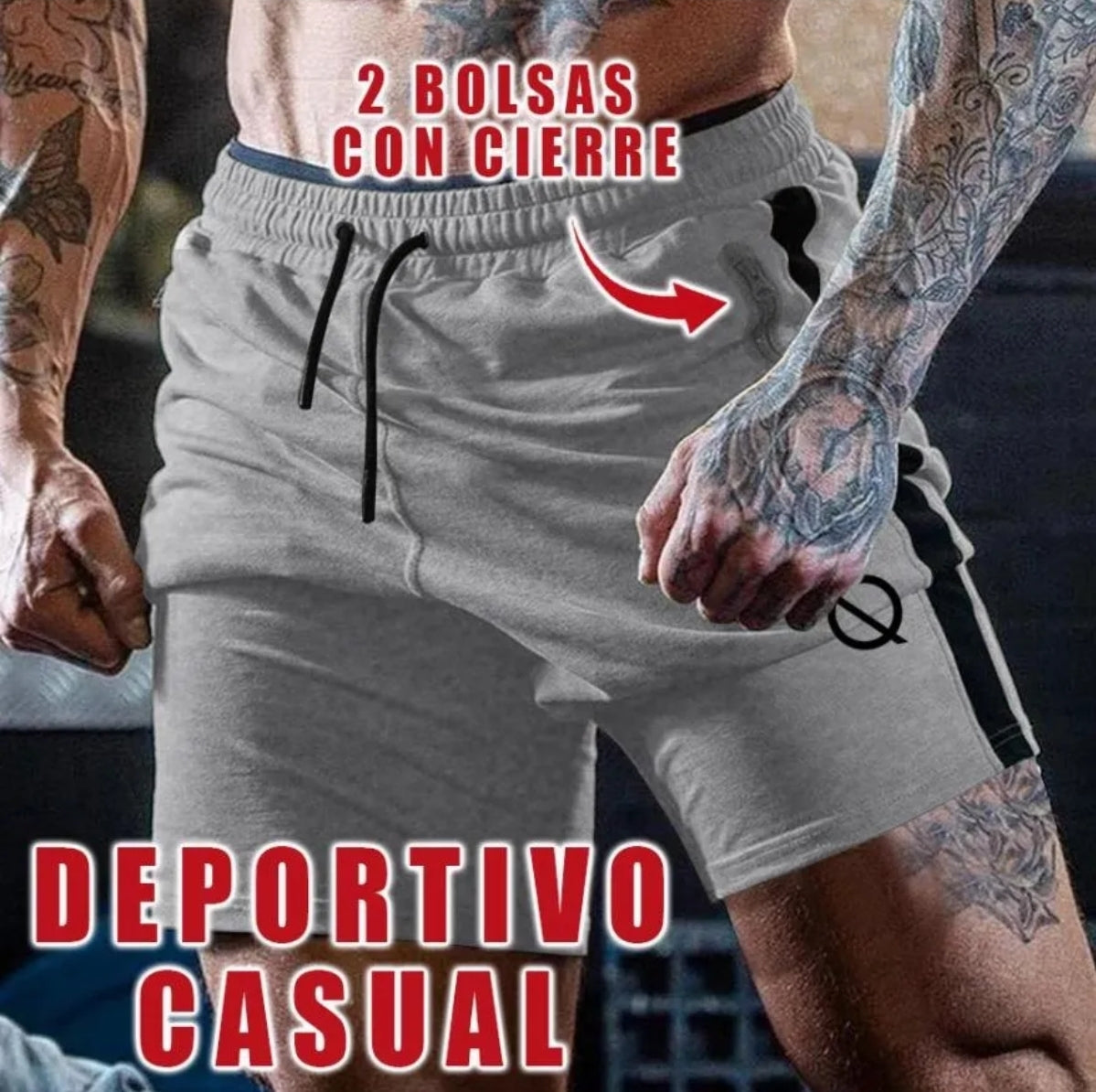 Short Deportivo Casual Cómodo Elastico Vanquish V Q 502 Am7