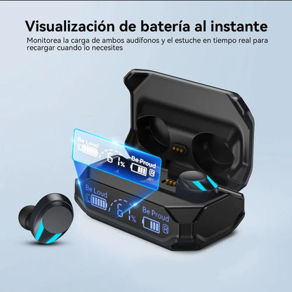 Audífonos In-ear Bluetooth Keluona Auriculares Inalámbricos Color M41 GRIS