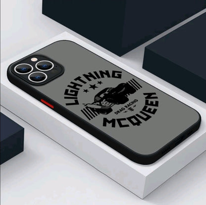 Funda de Teléfono con Logo de Coches para iphone 16 15 14 13 12 11 Mini Pro Max X XR XSMax 7 8 PIus, Cubierta Trasera Transpaente Mate, Protección a Prueba de Golpes