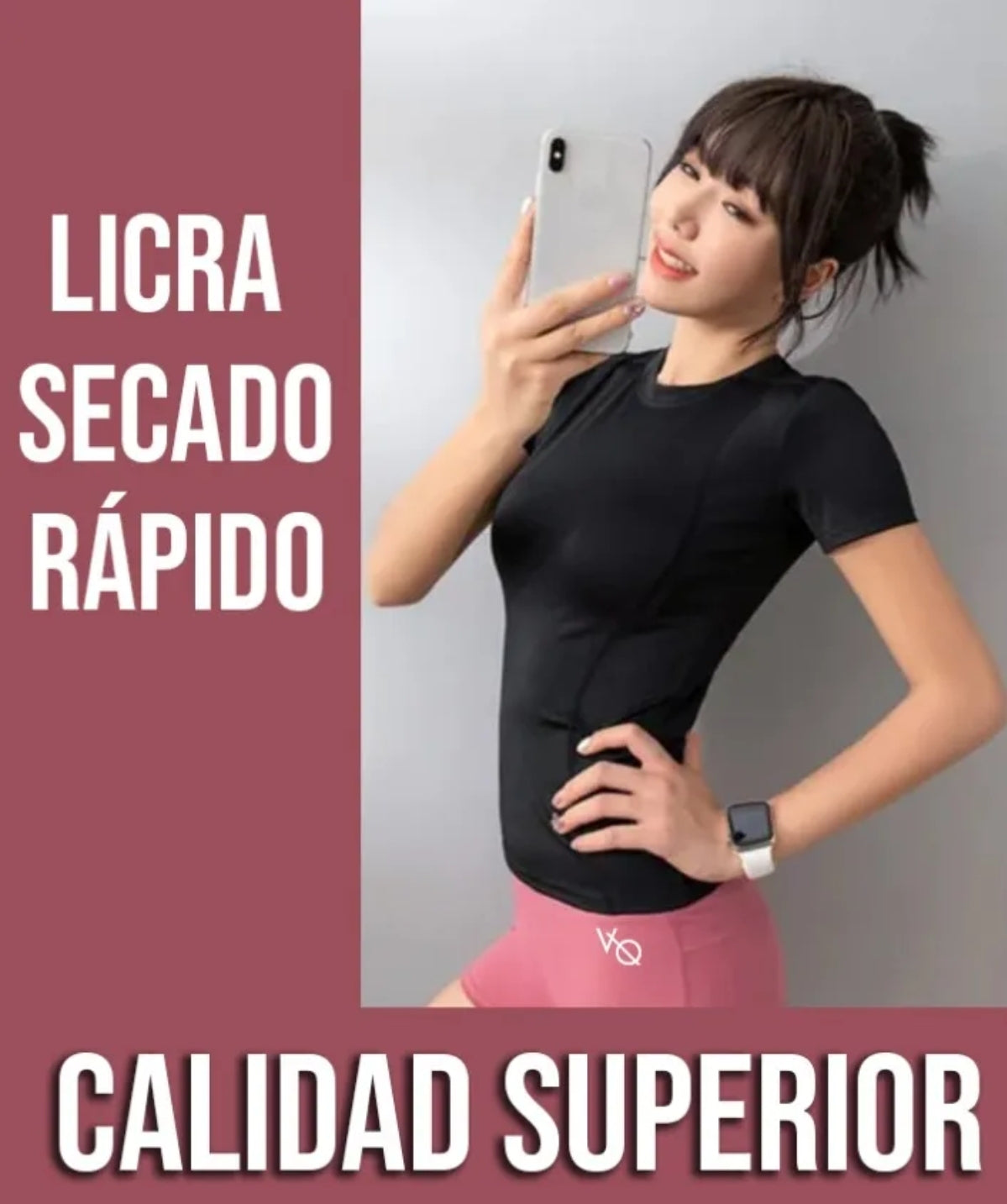 Playera Licra Deportiva Gym Blusa Mujer Vanquish Dx40 Am7