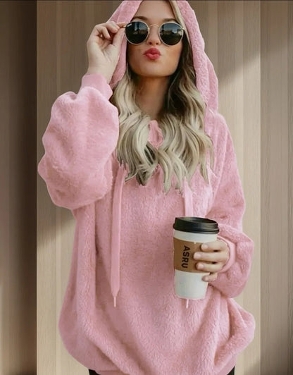 Sudadera Hoddie Mujer Cómoda Suelta Rica Afelpada 202309 Am7