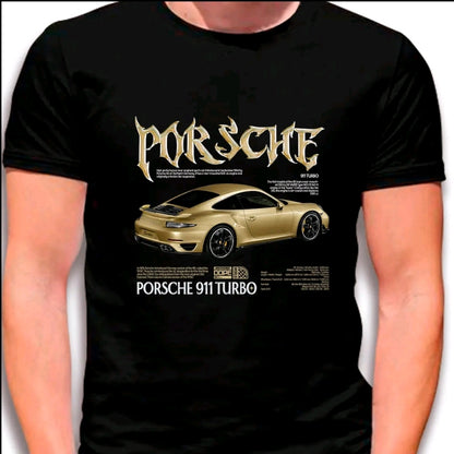 Camiseta con estampado de AUTOS-V4 Diseño relajado estilo street-casual-camiseta negra-100% Algodón