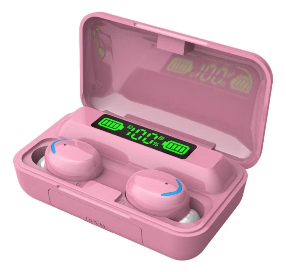 Keluona Audifonos In-ear Inalambricos G> Bluetooth Tactil Cancelacion De Ruido Con Luz Led