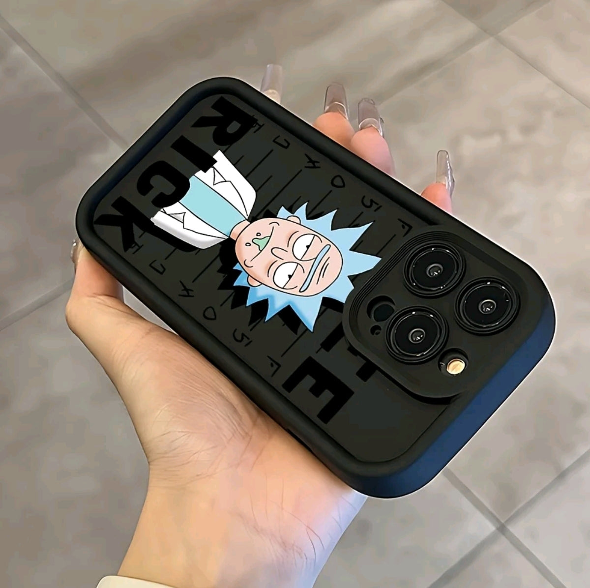 Estuche de Teléfono Popular de Rick y Morty Cientifico para iPhone 16, 15, 14, 13, 12, 1 Pro Max MiniXR XS X 7 8 Plus - Cubierta Trasera Suave Antigolpes TPU