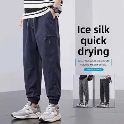 INTERNACIONAL. Pantalones De Verano Casuales De Pierna Recta Para Hombre, L