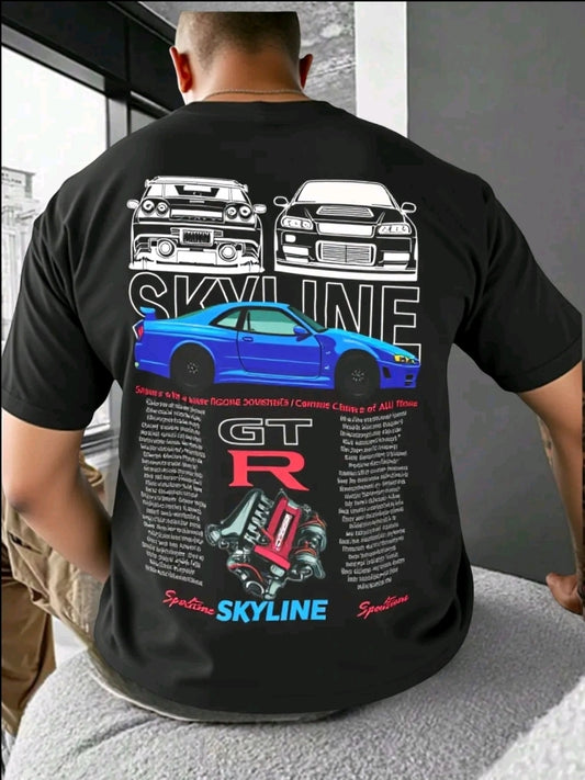 Plavera Camiseta Unisex Autos - Skyline GTR Sporteam
