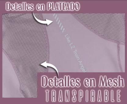 Playera Licra Deportiva Secado Rápido Mujer Vanquish W91 Am7