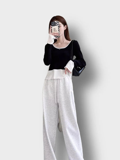 (🌍 PRODUCTO INTERNACIONAL) Pantalones Deportios Muier Verano Cintura Alta Anchos