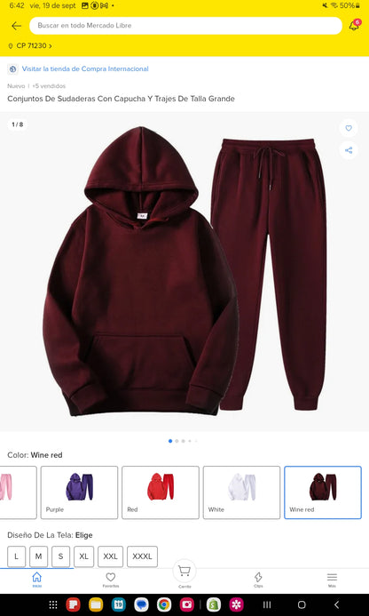 INTERNACIONAL. Conjunto Básico de Chándal con Sudadera y Pantalón

Descubre la máxima comodidad y el estilo versátil con nuestro conjunto de chándal básico. Este dúo esencial es la base perfecta para cualquier guardarropa, ofreciendo calidez y un look cas