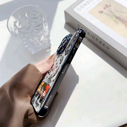 Funda de teléfono con retrato mágico de Harry Potter compatible con for iphone 16, 15, 14, 13, 12, 11 Pro Max, X, XR, XS Max, 7, 8 Plus, con un respaldo suave transparente para protección contra caidas